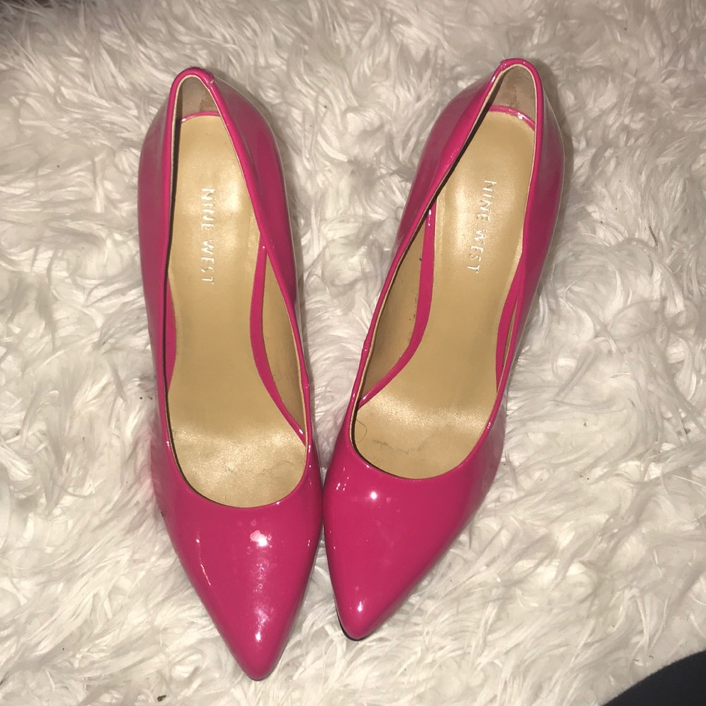 Nine West- Hot Pink heels
